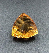 Load image into Gallery viewer, Large Citrine 33.63ct Trillon Custom Cut by Mark Gronlund.