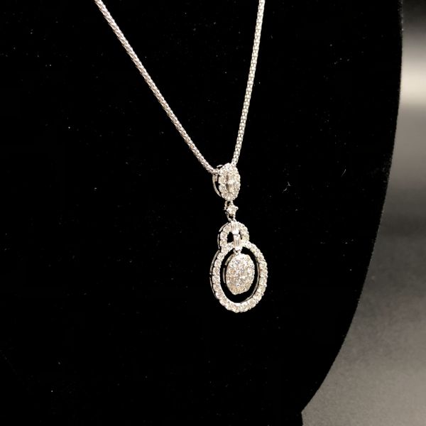 GIA Certified 1.20ct Diamond Pendant in 18kt Gold